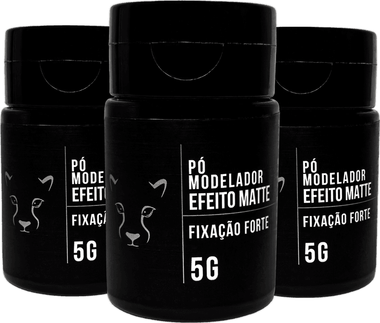 Pó modelador efeito matte
